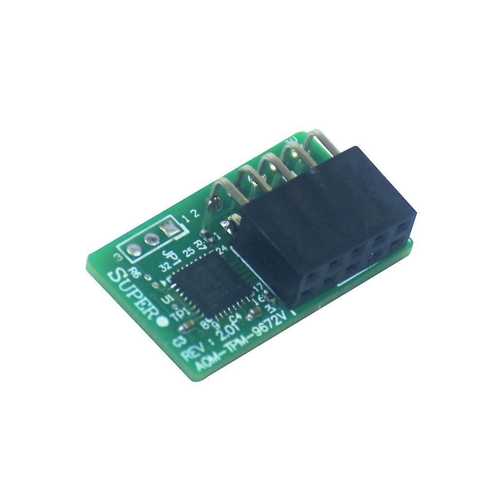 10Pin TPM 2.0 Module For SuperMicro AOM-TPM-9672V AOM-TPM-9672H TCG 2.0