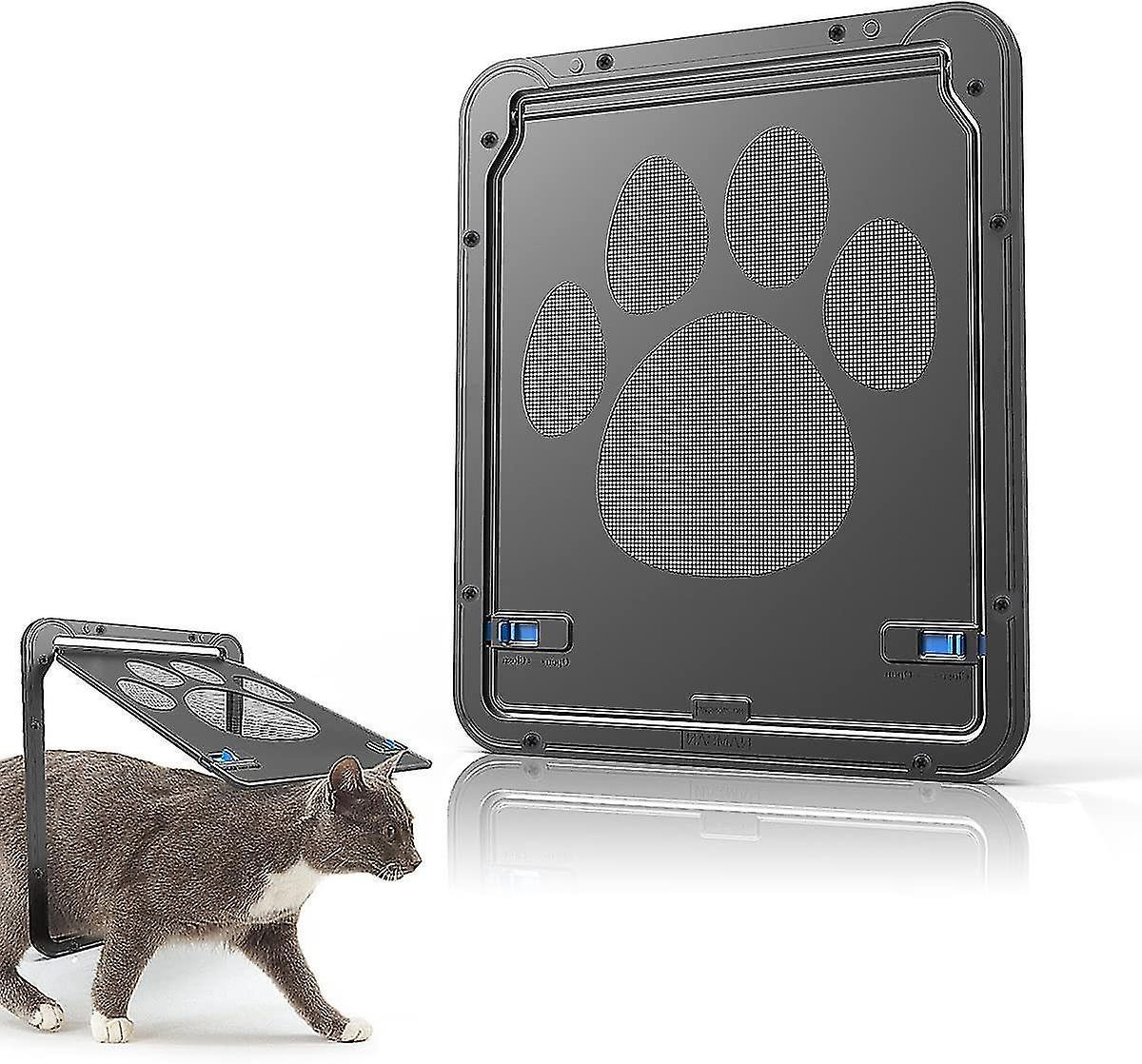 Dog Cat Flap Easy To Install Locking Cat Flaps Pet Door (29cm X 24cm)