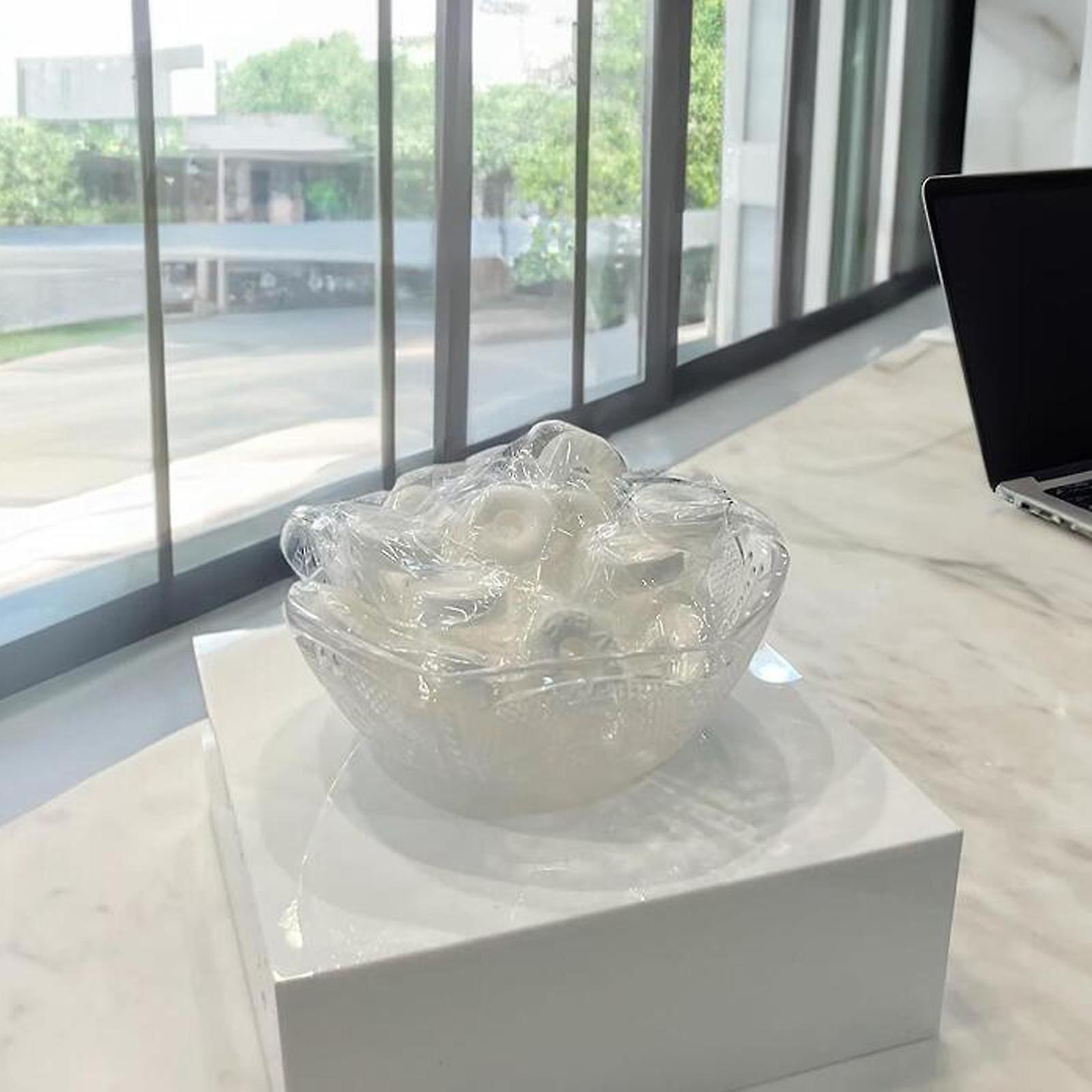 8x Acrylic Cube Display Box Riser Nesting Riser Stands for Food Cake ...