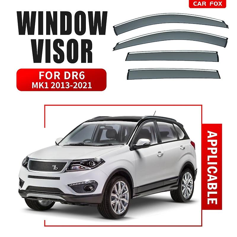 Weather Shields Window Rain Visors Car Accessories For DR6 MK1 2013-2021 Glass Guard Deflectors 4Pcs