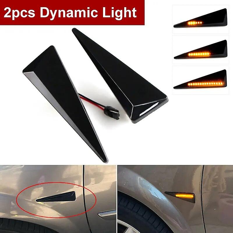 2pcs Led Dynamic Turn Signal Side Marker Light Sequential Blinker Lamp For Renault Espace Mk4 Vel Satis Wind Avantime Megane 2