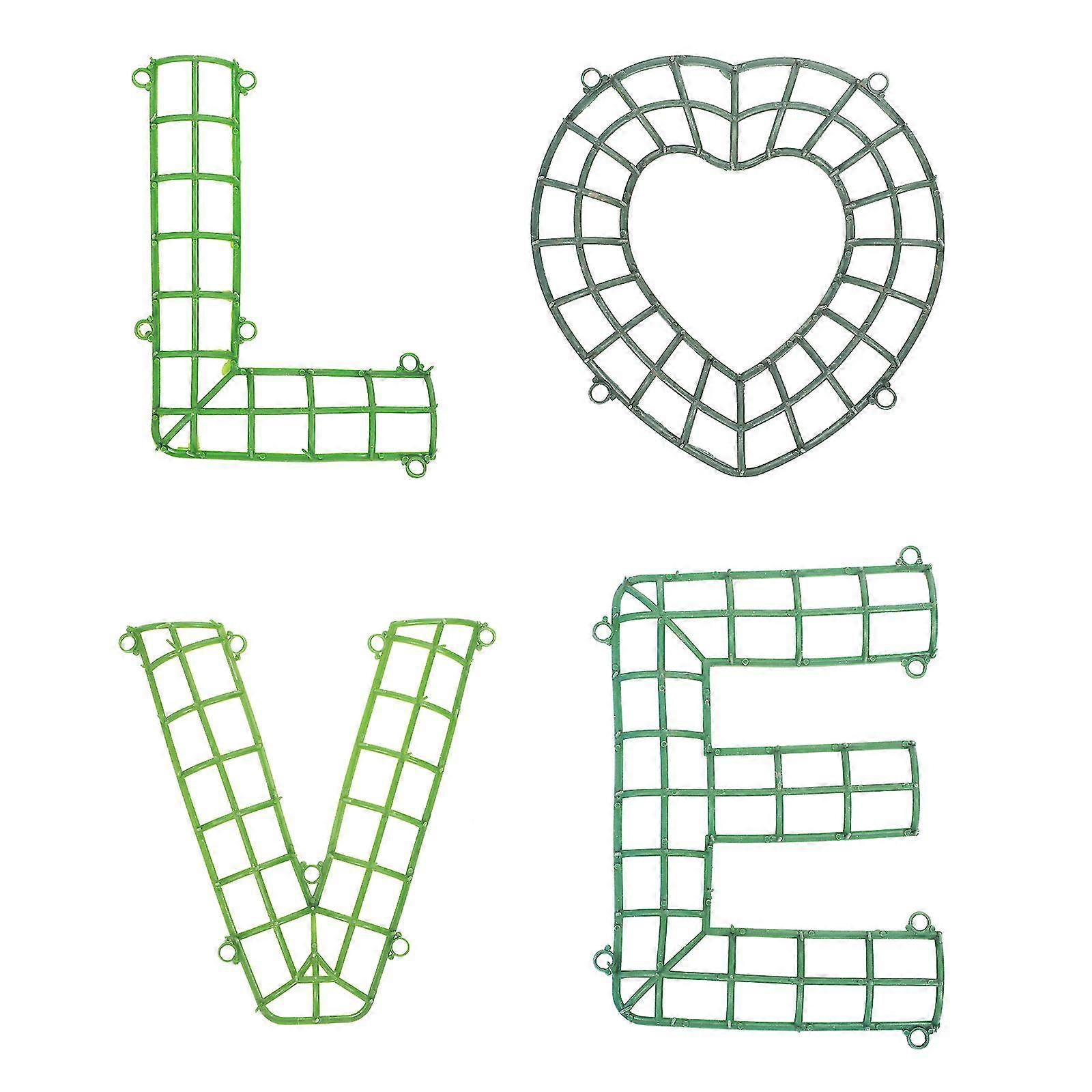 Green Home Decor Wreath Frame Valentines Rattan Wreath Wreath Making Frames Heart Wire Wreath Form
