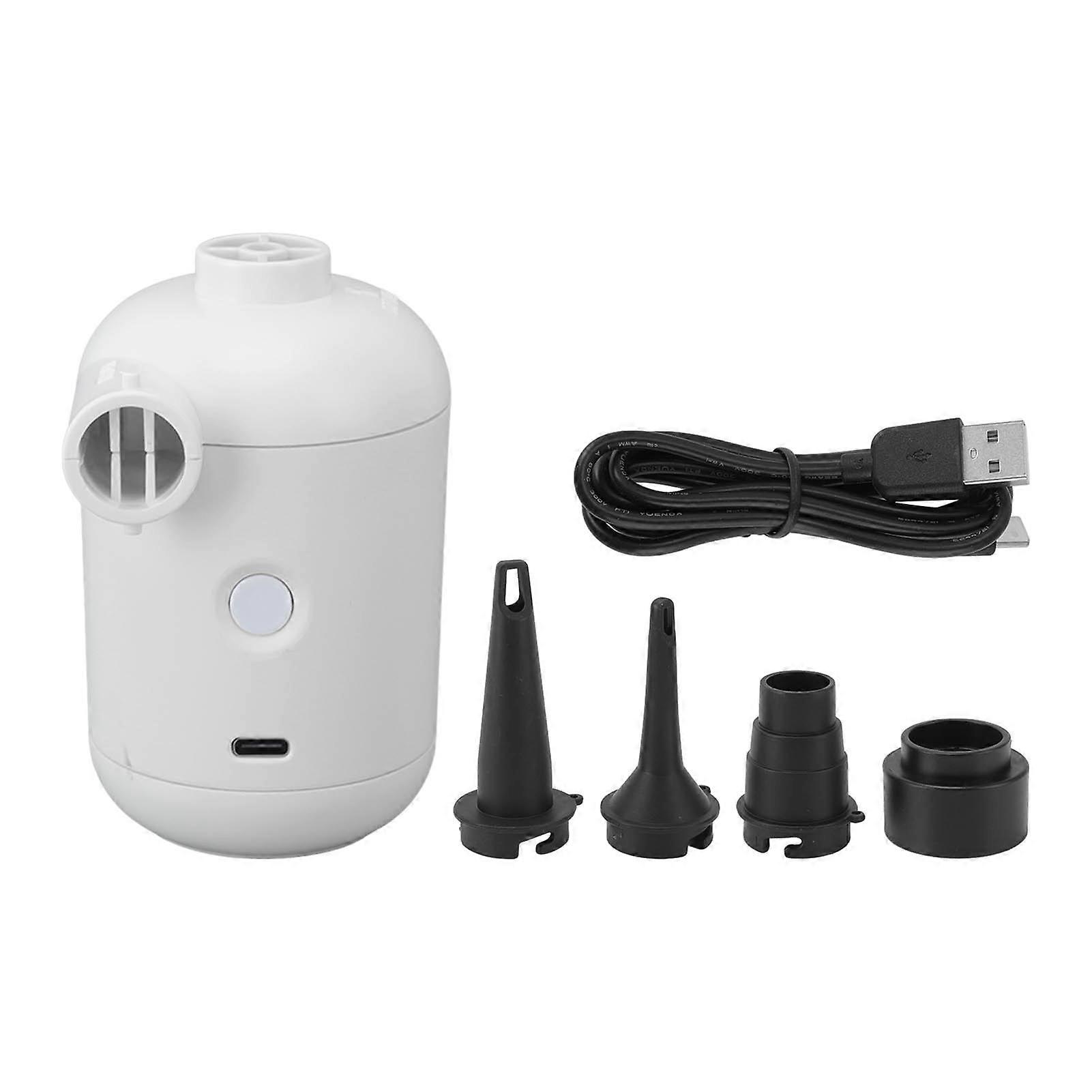 Tiny Portable Electric Air Pump With 4 Nozzles
