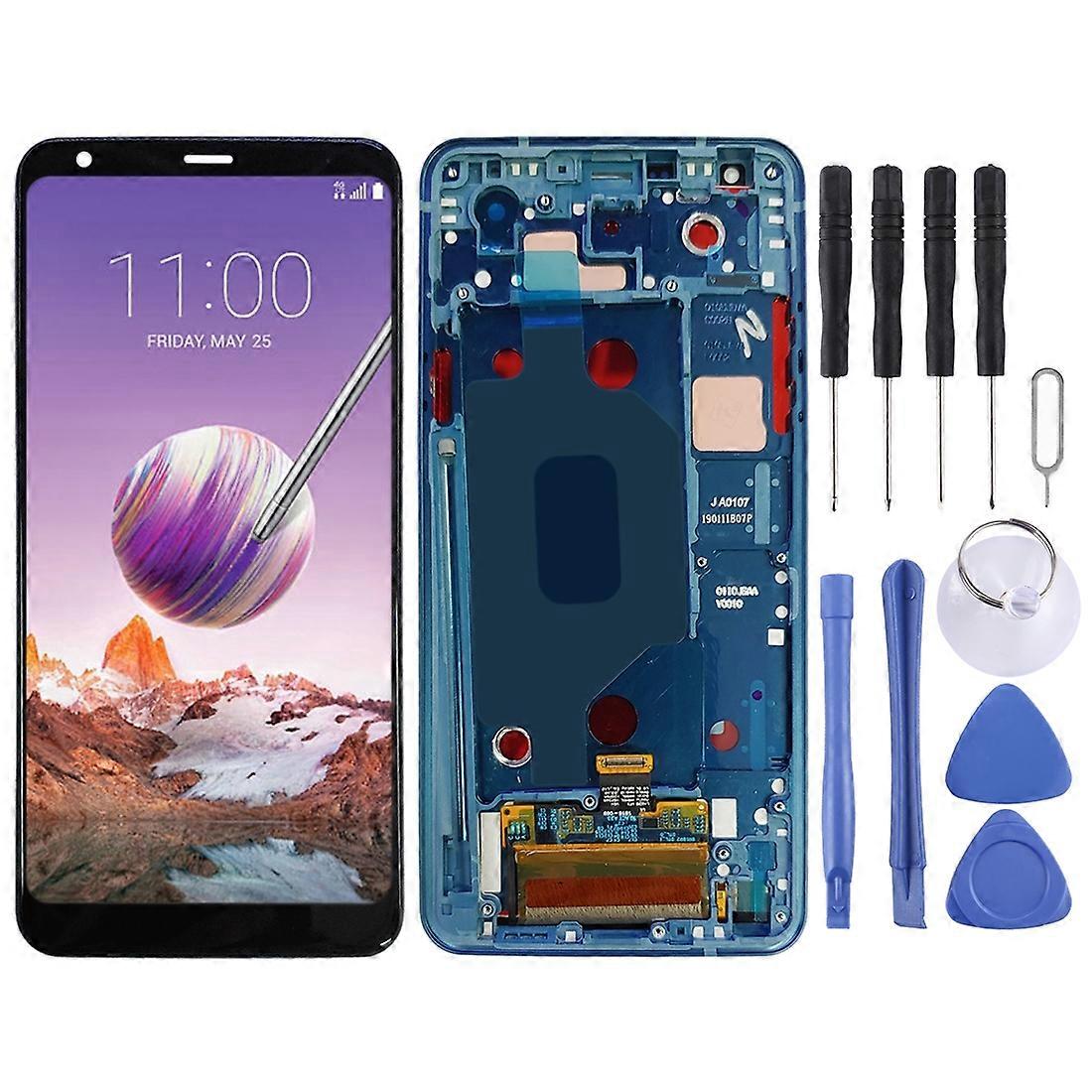 TFT LCD Screen for LG Stylo 4 / Q Stylo 4 / Q710 / Q710MS / Q710CS Digitizer Full Assembly with Frame(Black)