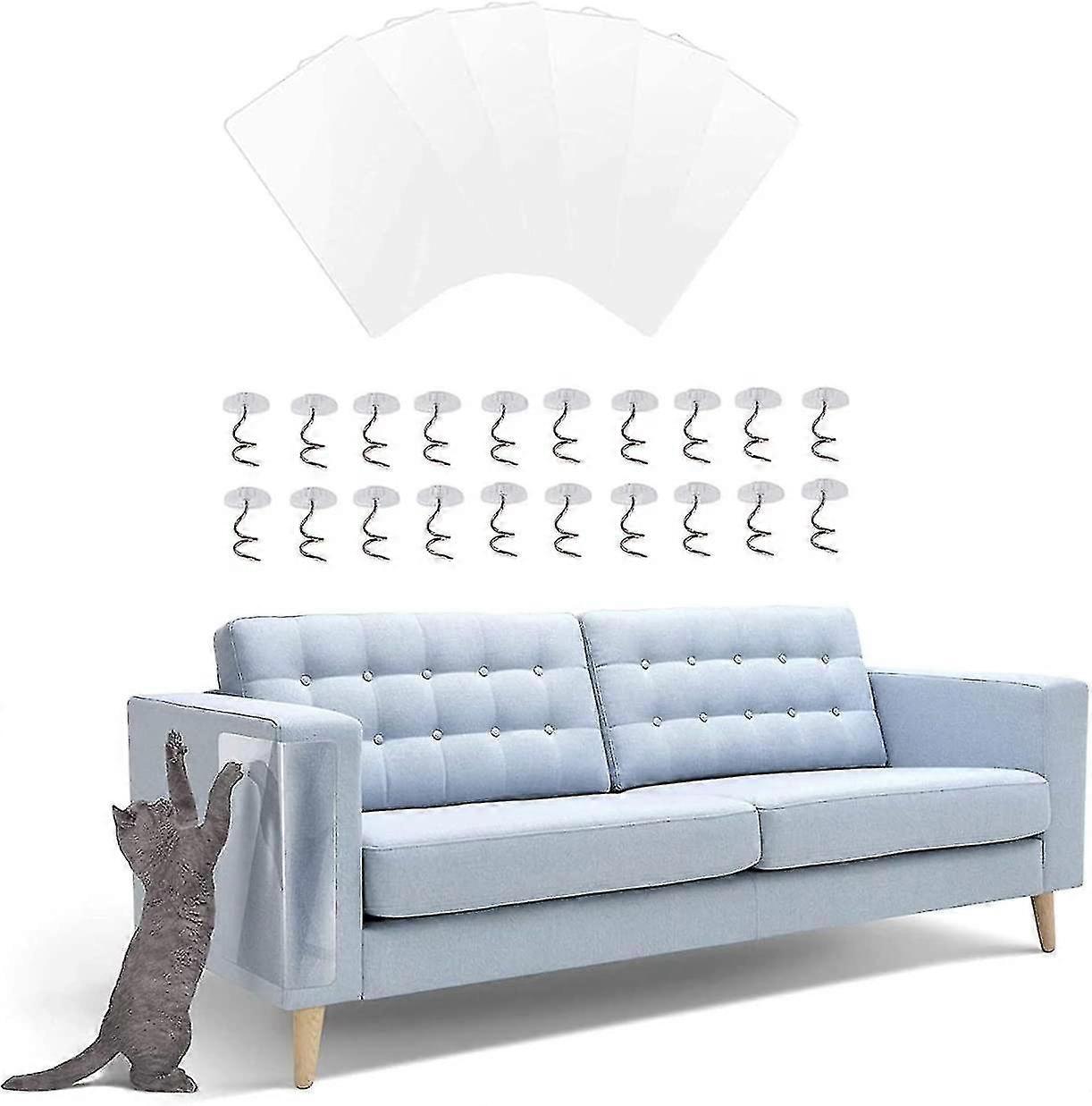 Cat Scratch Protector - 6 stycken Cat Möbelskydd för Ruik Möbler