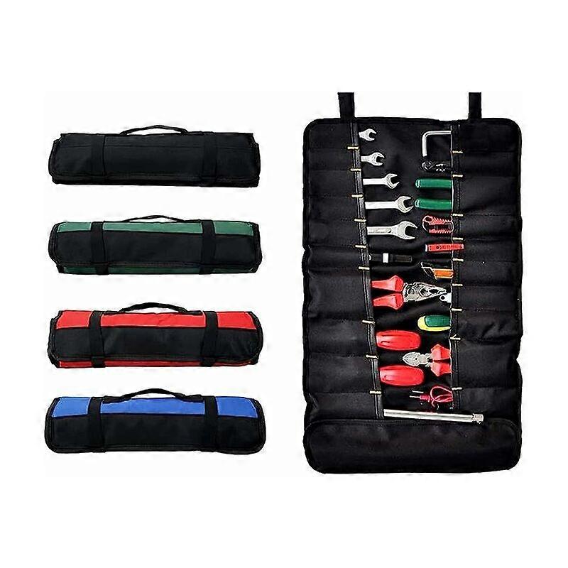 Tool Bag, Tool Box, 22 Pocket Tool Bag, Foldable Tool Box, Portable, Without Tools, (Black)