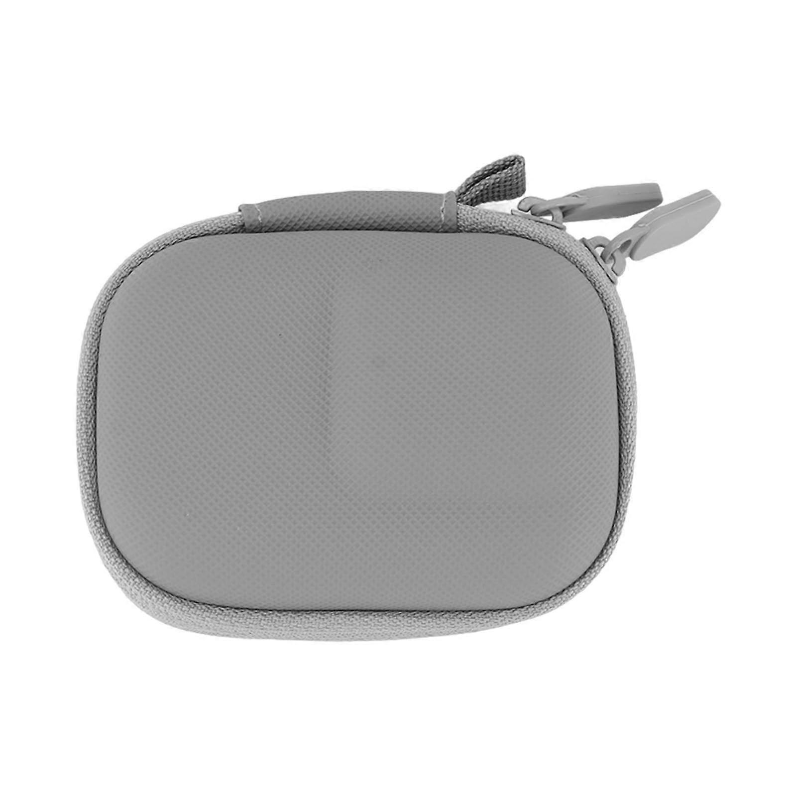 Carrying Case For Dji Osmo Action 4 3 Pu Leather Action Camera Hard Shell Protective Storage Bag Grey