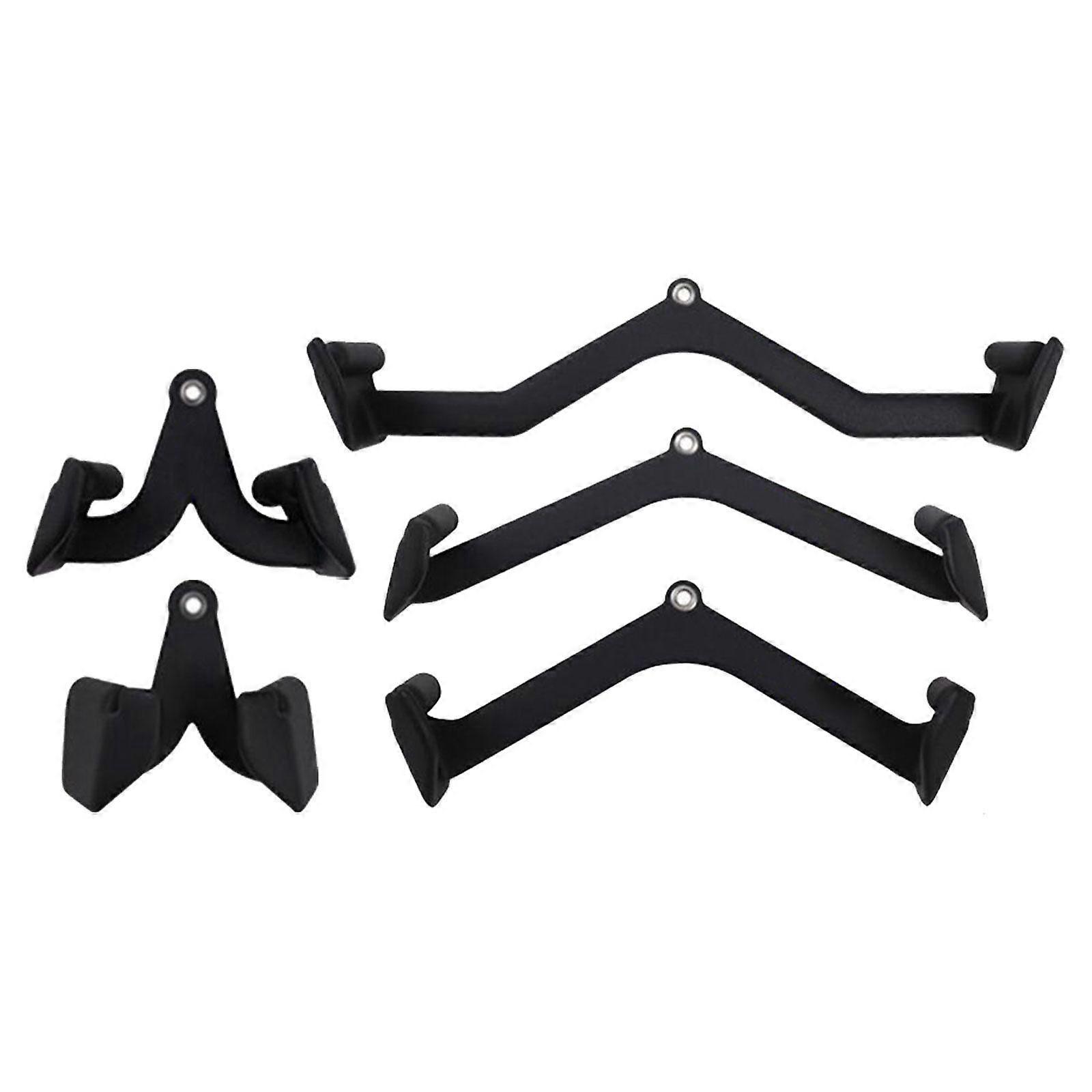 5 Pieces Fitness Pull Down Bars Pulldown Handles for Muscle Building Workout