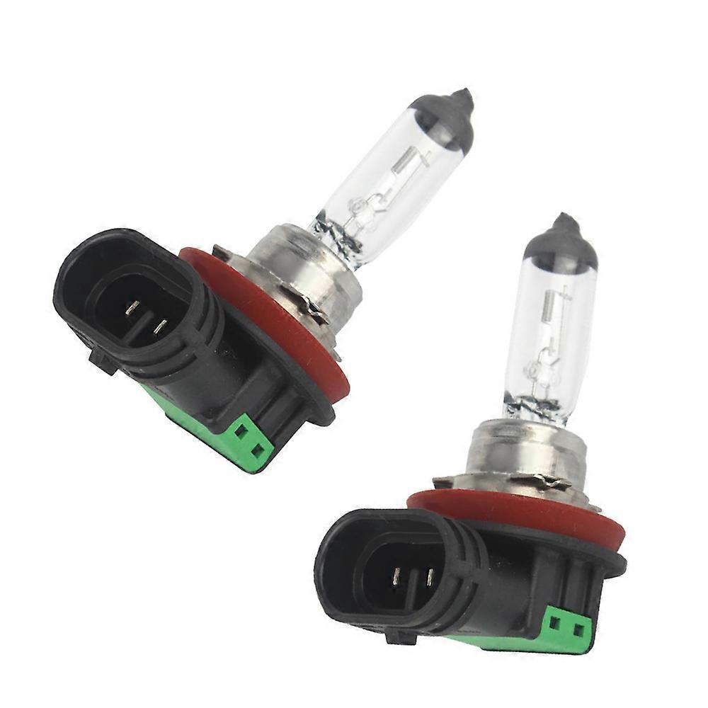 2 Stück H11 Halogen 55 W 12 V Ersatz-Halogenlampen Bernsteinfarbenes Abblendlicht Auto/Autoscheinwerfer/Nebellichter/Fahrlichtbirnen Klar