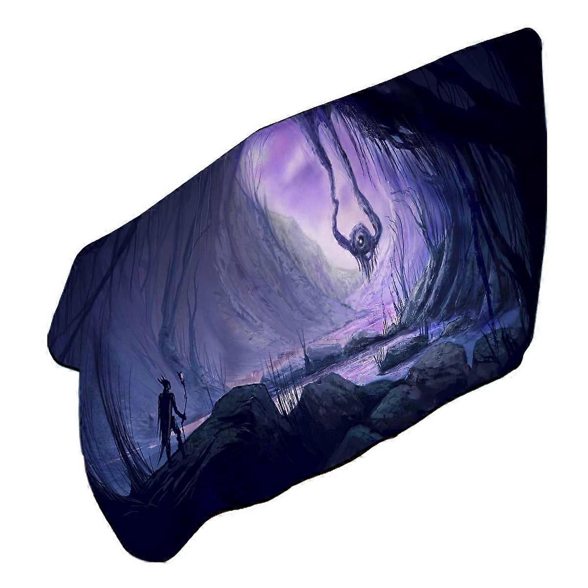 Scary Art the Nightmare Marsh Microfiber Beach Towel