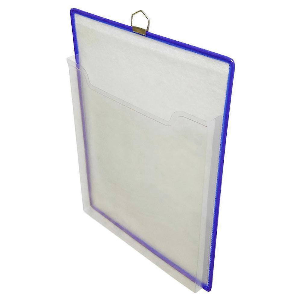 Hanging File Organizer Plastic File Storage Bag Transparent File Container for Home Office