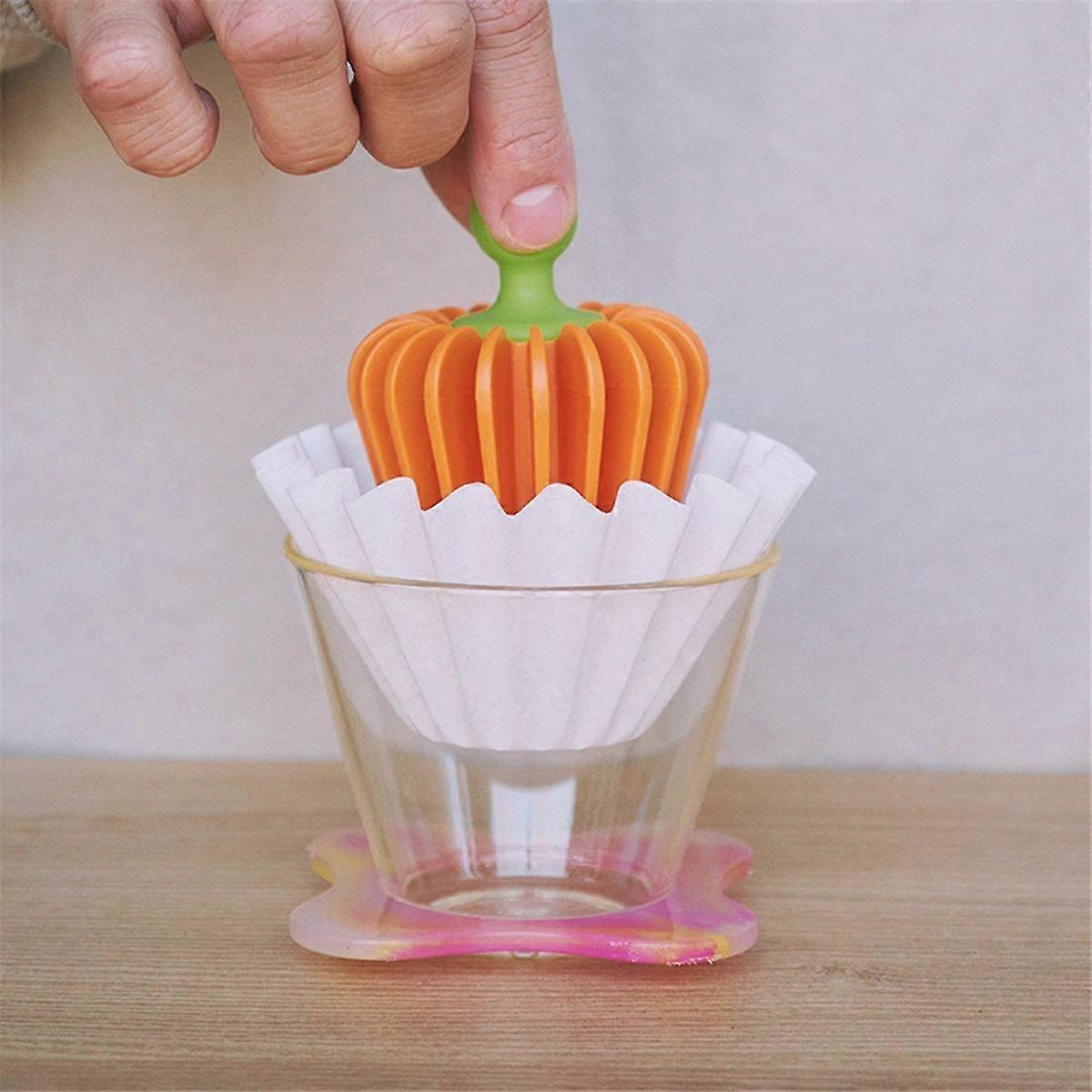 Hand Brewed Coffee Small Pumpkin Paper Press Coffee Filter Paper Aid Suitable for Cake Filter Cup 1