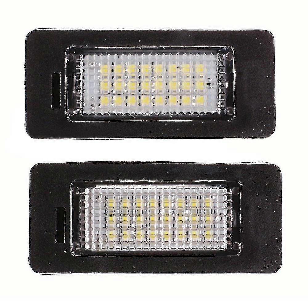 2 Pcs/set Car Trunk Led License Plate Lights 24 Leds Lamp For Bmw E39 E60 E90 X