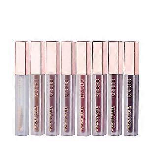 7 stk flydende læbestift + 1 stk læbe fyldigere makeup sæt langtidsholdbar fløjl lip gloss sæt pigmenteret læbe makeup sæt til piger kvinder tykke læber