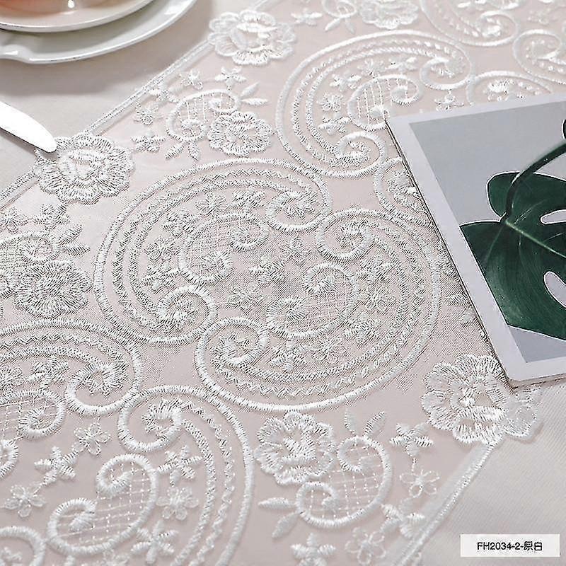 Tablecloths Table Cloth Embroider Consice Fresh Style Tea Tablecloth Table Runner For Party Banquet