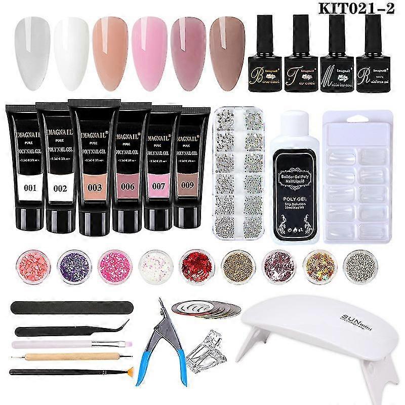 ネイルツールセットエクステンショングリッターライトポリッシングツールセット