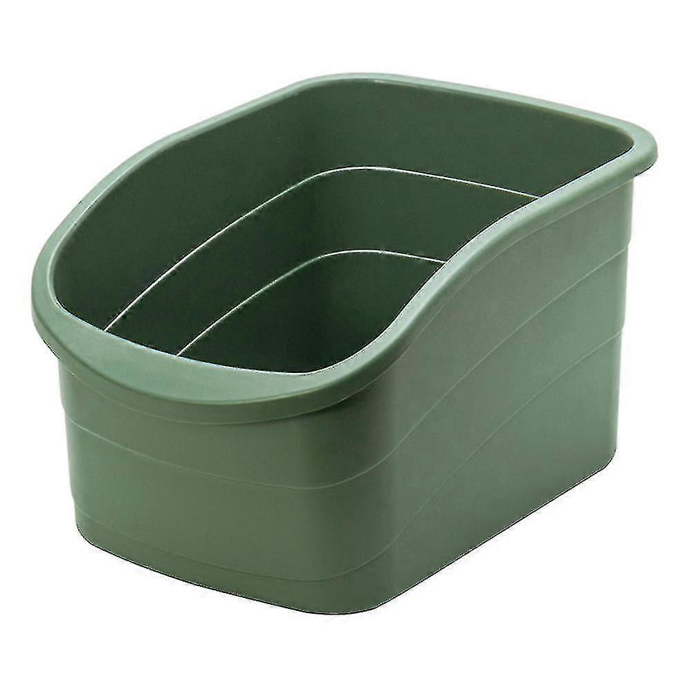 Kitchen Storage Box Container Cabinet Tableware Box(green)