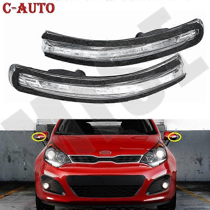 Car Rearview Mirror LED turn Signal light Mirror Indicator Lamp Flashing Light For KIA Rio MK3 2012-2016 87624-1W000
