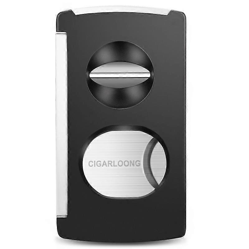 cigar cutter, Multi-Functional Cigar Cutter Sharp Stainless Steel Smooth Blade Cigar Flat V-Shaped