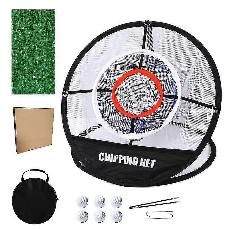 Golf Chipping Net Folding Pitching Practice Net Golf Training Aids Tool