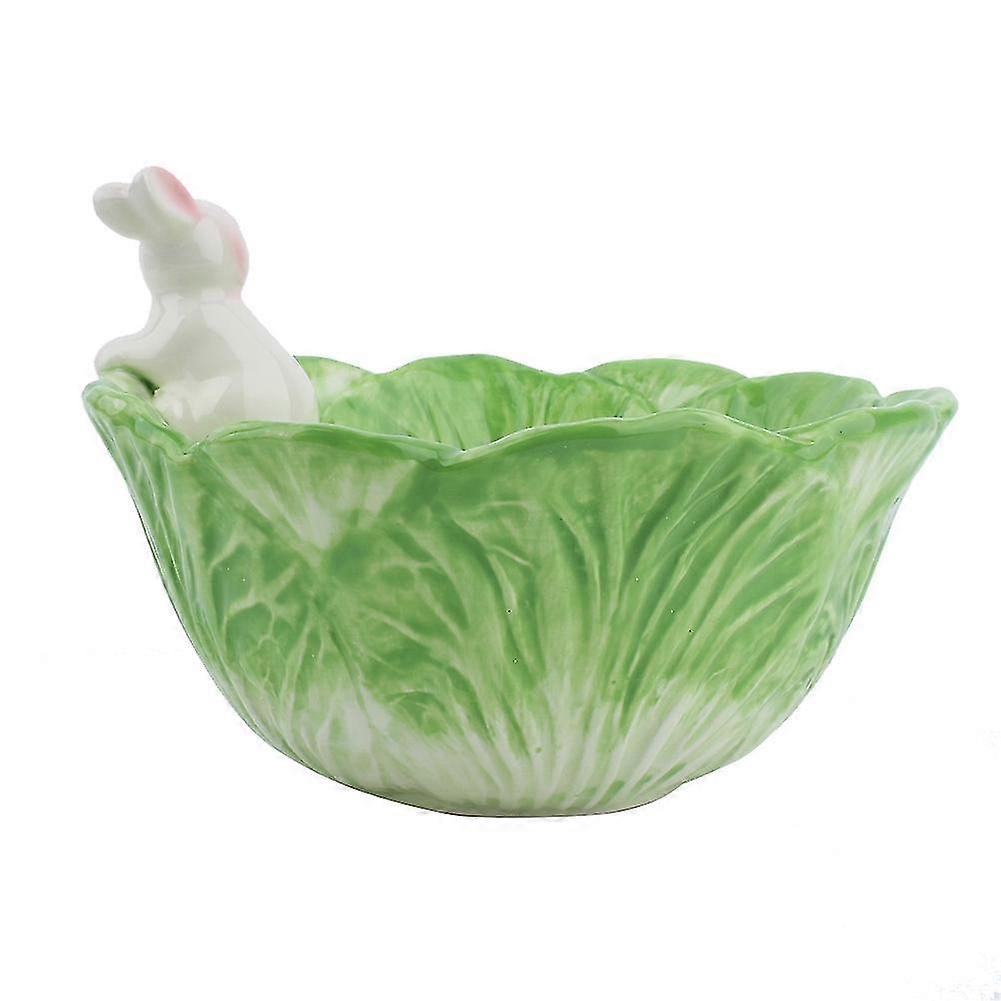 Green Vegetable-shaped Kids Salad Bowl Tableware