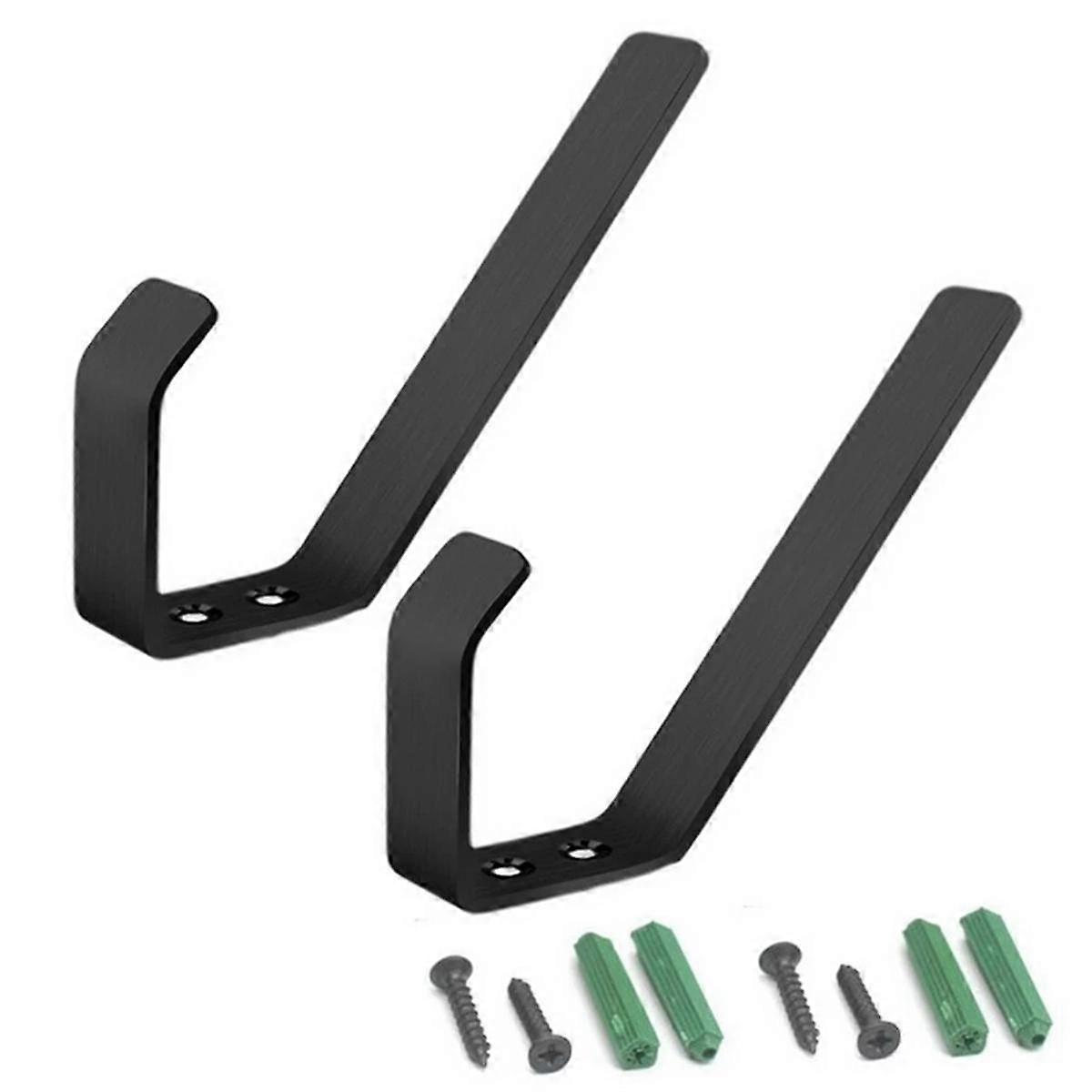 2PCS Motorcycle Helmet Holder Helmet Rack Wall Mount Helmet Display Stand Holder Multipurpose Coat
