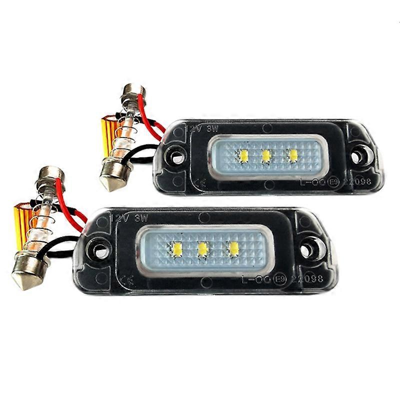 LED License Plate Light Housing SET for W164 W251