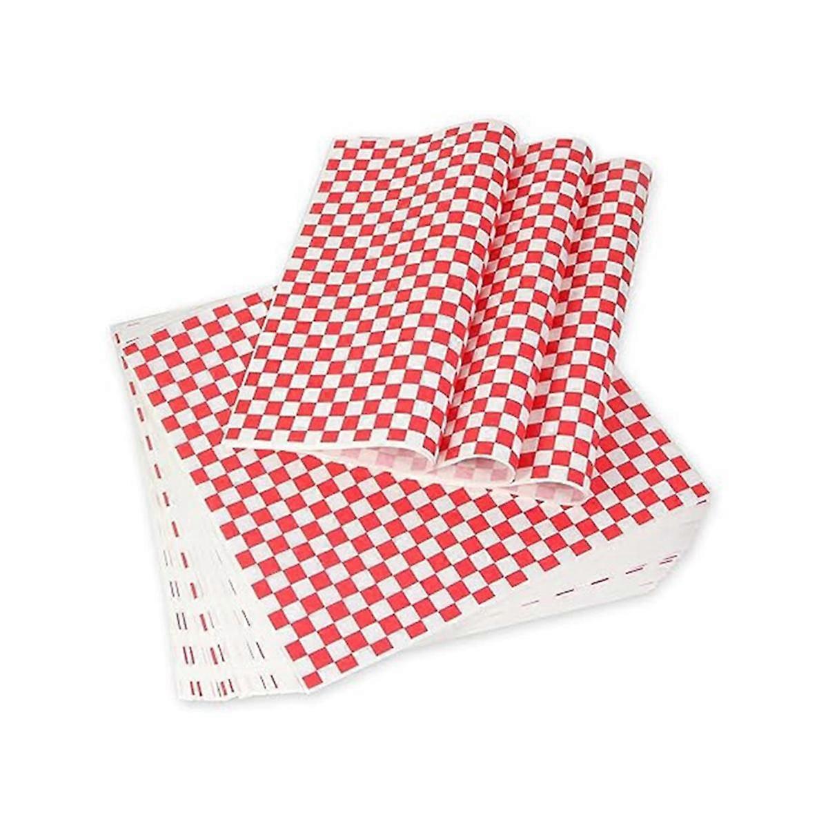 100 Sheets of Oil-Absorbing Paper Food Liner Oil-Proof Paper Sandwich Paper Pad Paper Hamburger Wra