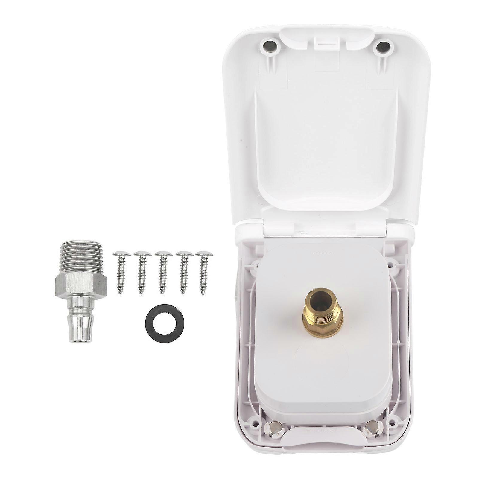 RV مدخل المياه فتحة مع غطاء مغناطيسي صلابة عالية مقاومة للتآكل صندوق ماء مقاوم للتآكل