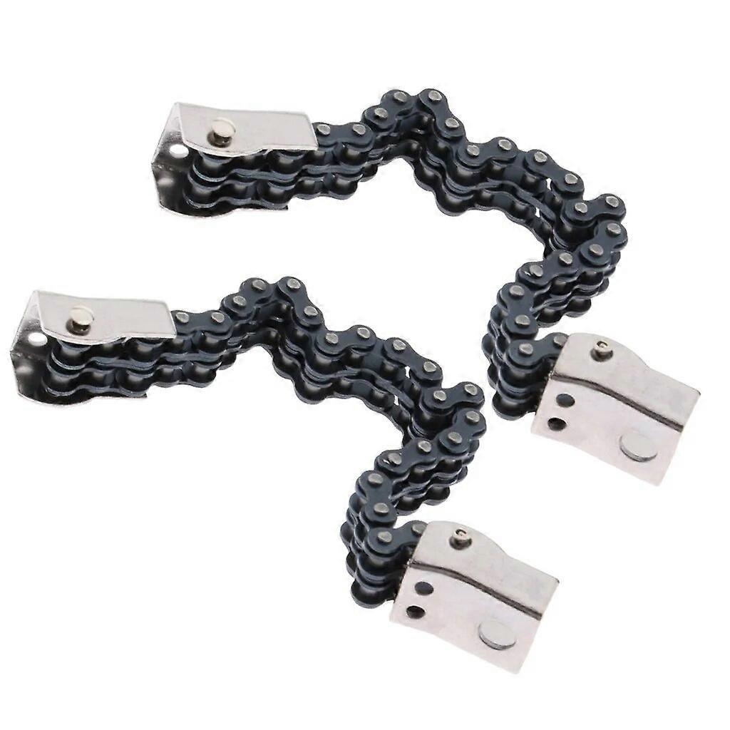 2pcs Practical Drum Pedal Chain with Master Link Percussion Instrument Accessory