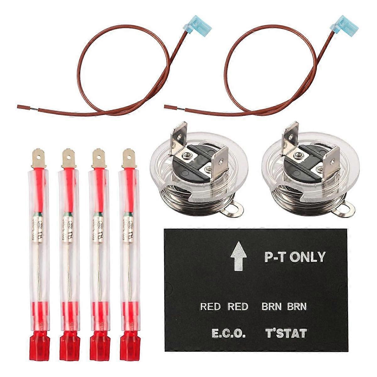 RV Water Heater Thermal Cutoff Kit with ECO Thermostat Assembly Kit Replacement Part for 93866 9144