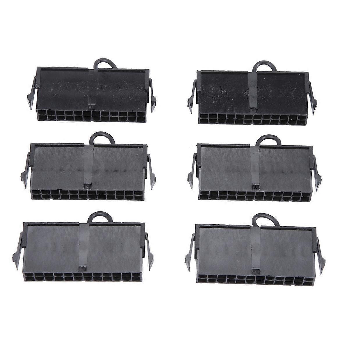 6 Pcs 24-Pin ATX PSU Jumper 24 Pin Power Supply Test Tool Without Being Plugged Into the Motherboar