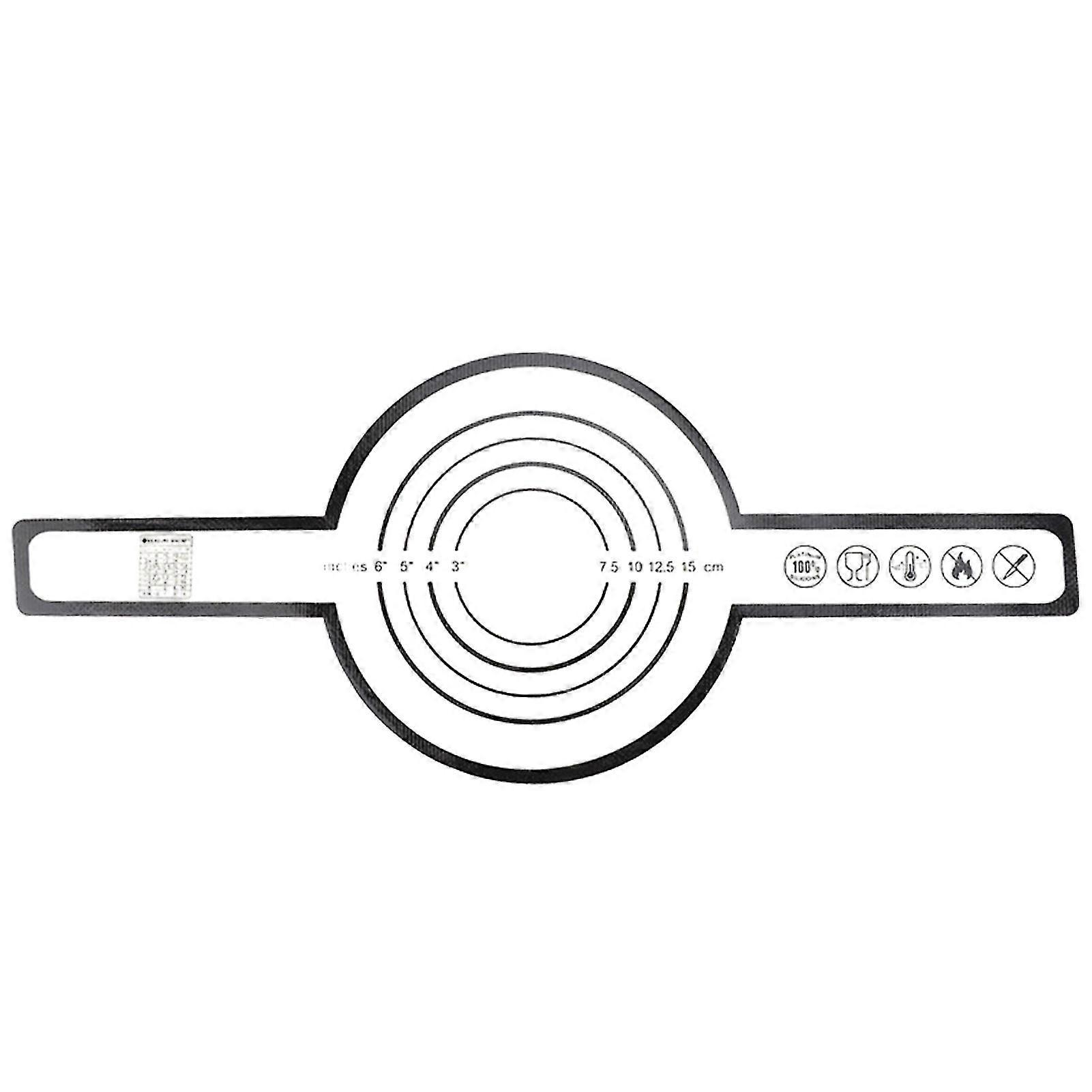 Portable Silicone Baking Mat Long Handle Sling Transfer Of Dough For Dutch Oven
