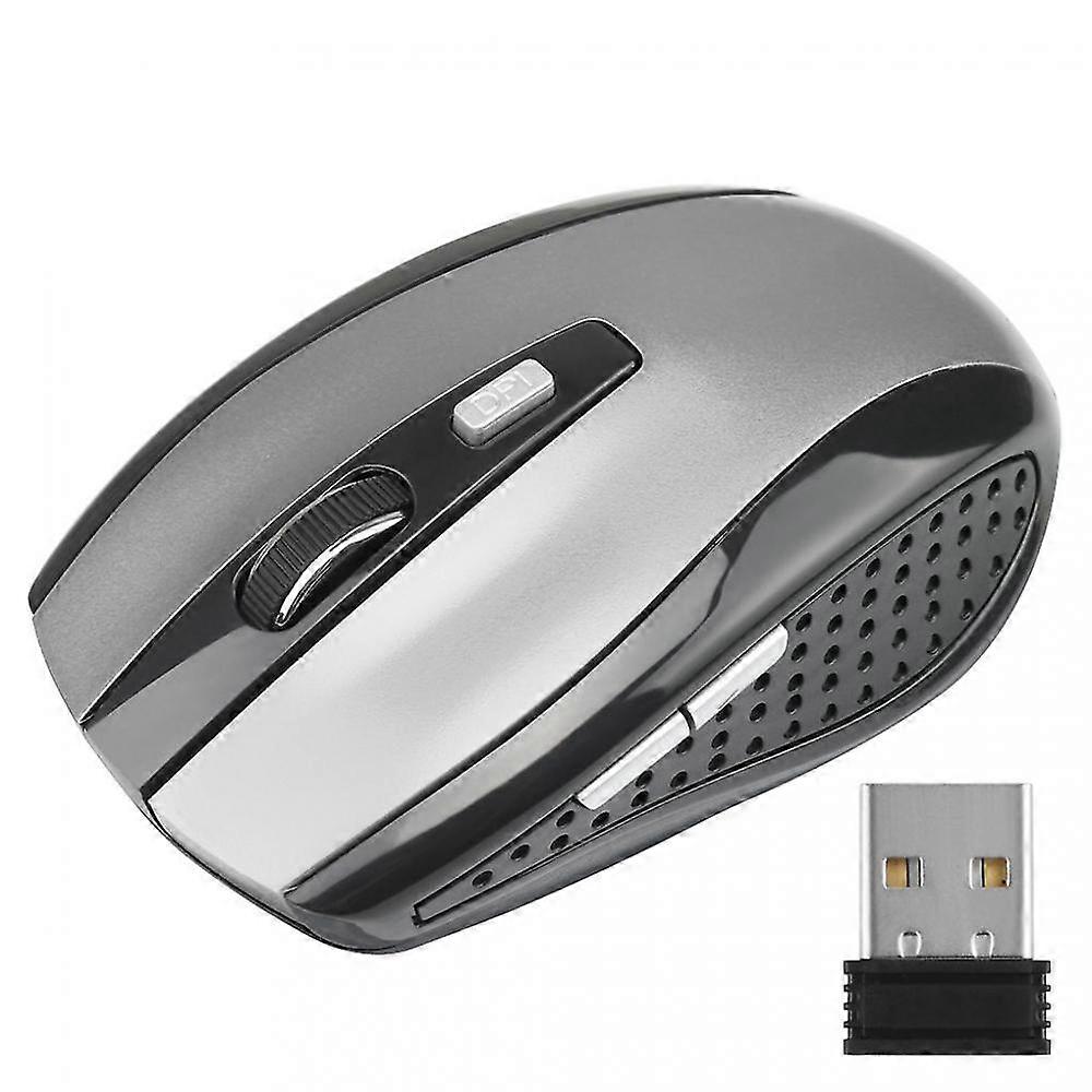 Computer Wireless Optical Mouse Low Latency 6 Buttons Plastic