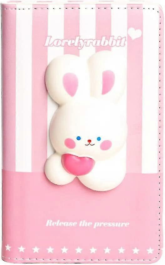 96 Pockets Photo Album (pink Rabbit)