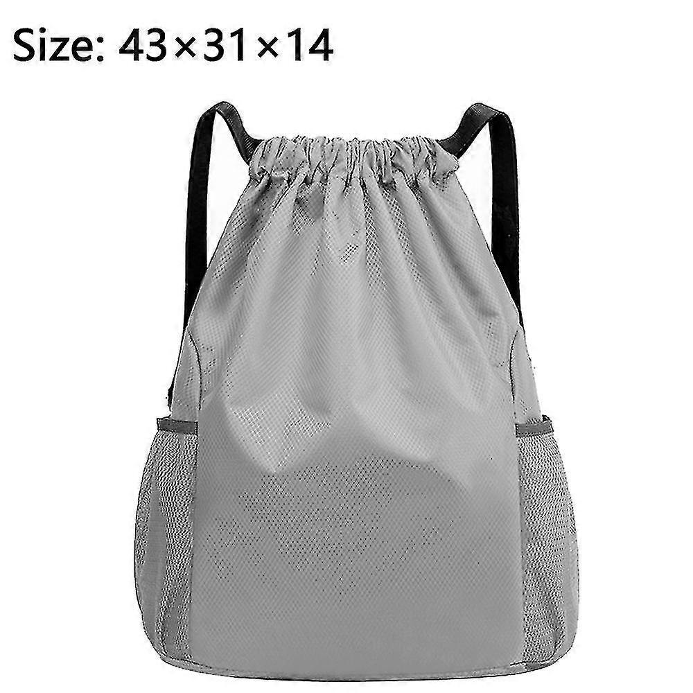 Backpack String Bag Sackpack Water Resistant Nylon For Gym