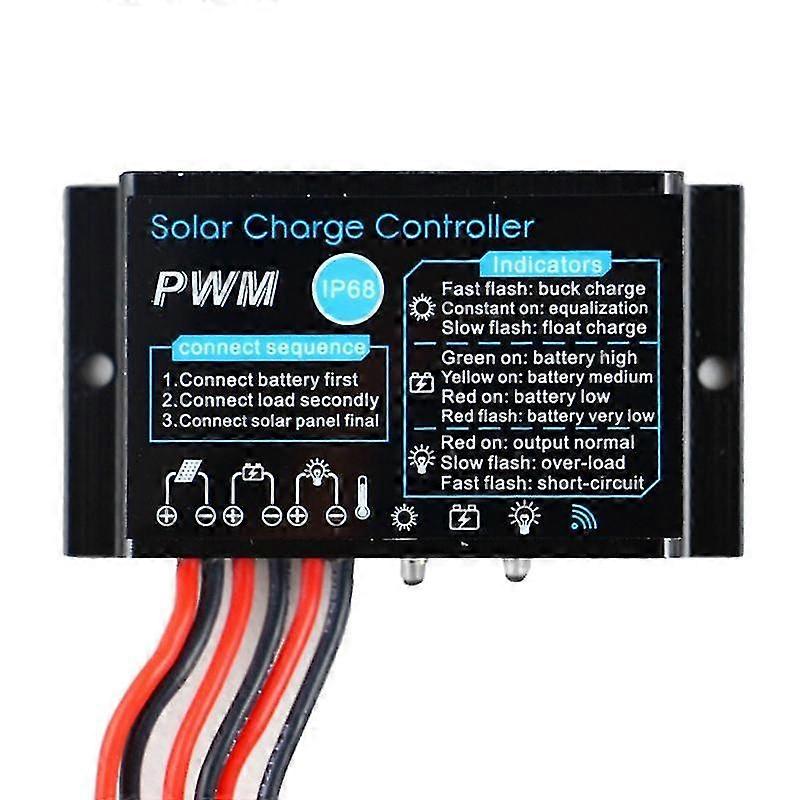 10a12/24v Solar Panel Charger Controller Solar Control Regulator