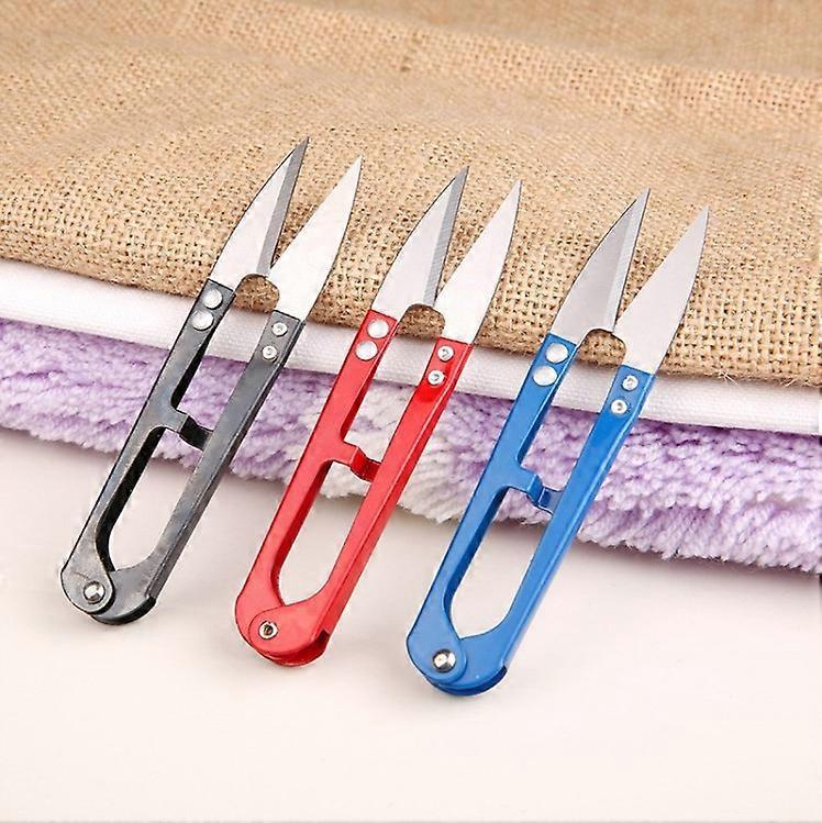 4.1inch Sewing Scissors( pack of 3 )Yarn Thread Cutter Small Snips Trimming Nipper - Great for Stitch, Mini DIY Supplies (Multicolored-3)