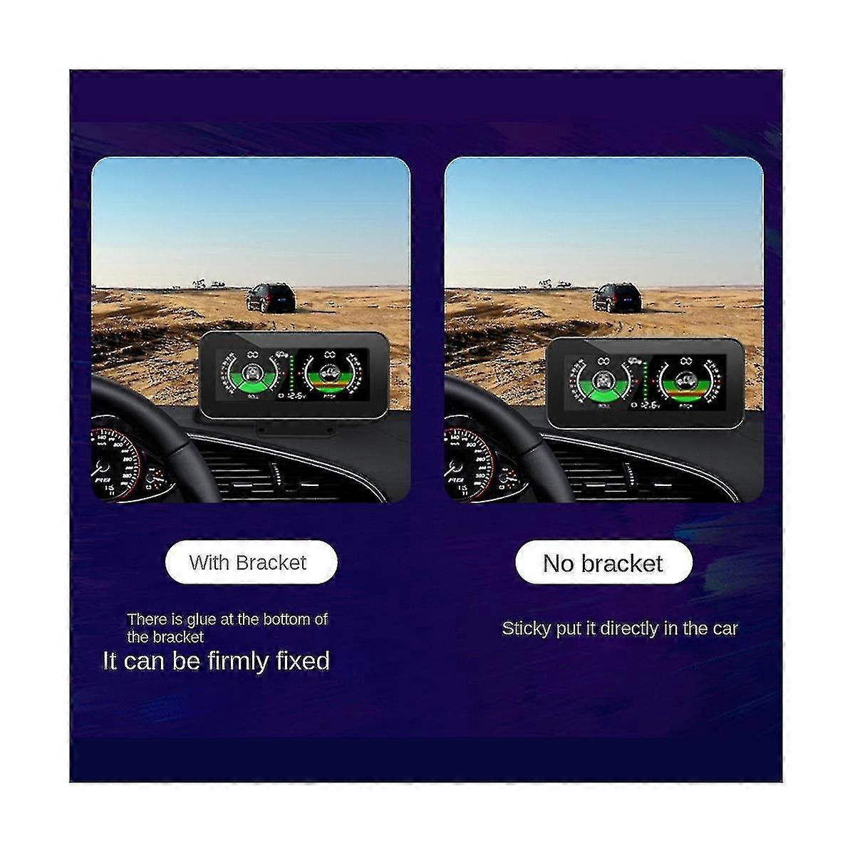 M50 Off Road Gps Smart Inclinometer Car Digital Display Tilt Pitch Angle Inclinometro