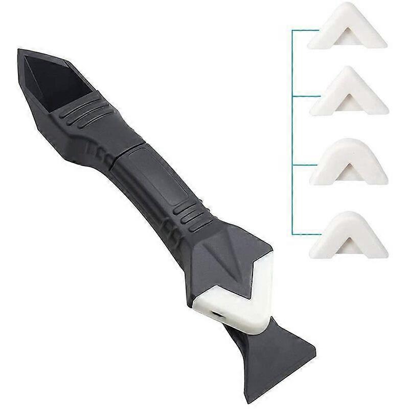 Glass Glue Corner Scraper, Plastic Gasket Repair Tool, Durable 3 in 1 Multifunction Professional Silicone Gasket Remover Tool