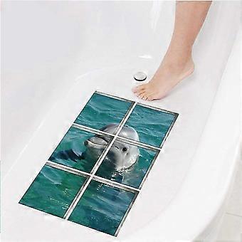 Adesivo impermeabile e resistente all'usura per vasca da bagno Dolphin