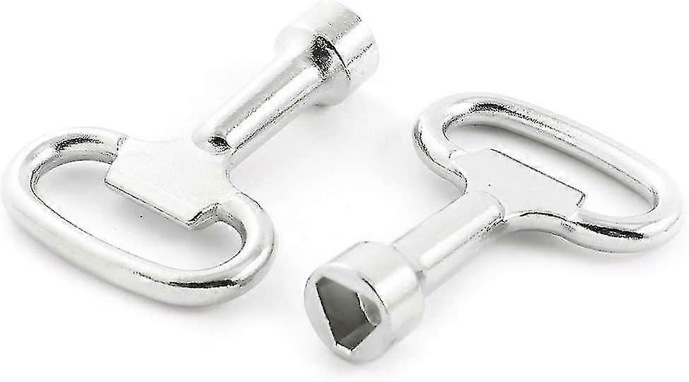 Set Of 2 Metal Triangle Keys For 8mm Triangle Lock