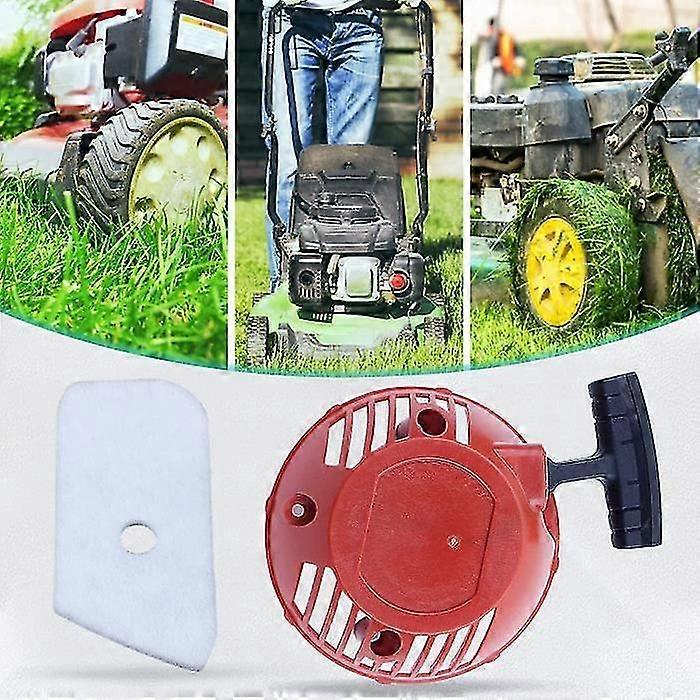 Recoil Starter with Air Filter Compatible Husqvarna 128 128C 128CD 128LD 128LDX 128R 128RJ 128DJX TRIMME BRSIMMER BRUMMERCURT REPLACE 5