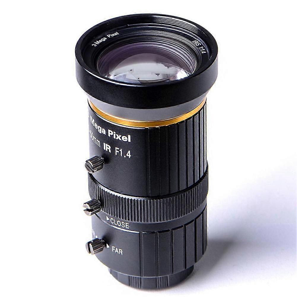 1/2.5 inch 3MP 5-50mm C-Mount Zoom Lens for IMX477 HQ Camera, with C- Adapter