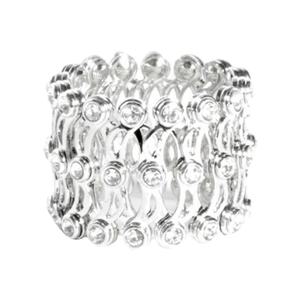 Bangles Bracelets Deformation Telescopic for Valentine'S Day  Silver