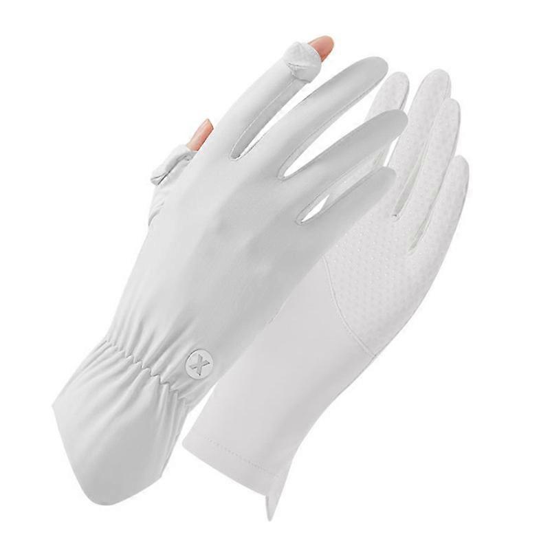 Women's Ultra Thin Summer UV Protection Touchscreen Driving Gloves