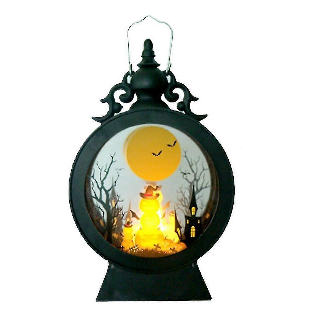 Halloween Lantern Portable Lamp Halloween Lights For Ghost Festival Party Decoration (pumpkin)