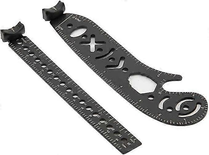 Drawing Ruler Compass Portable Magnetic Compass Ruler Pocket-sized ...