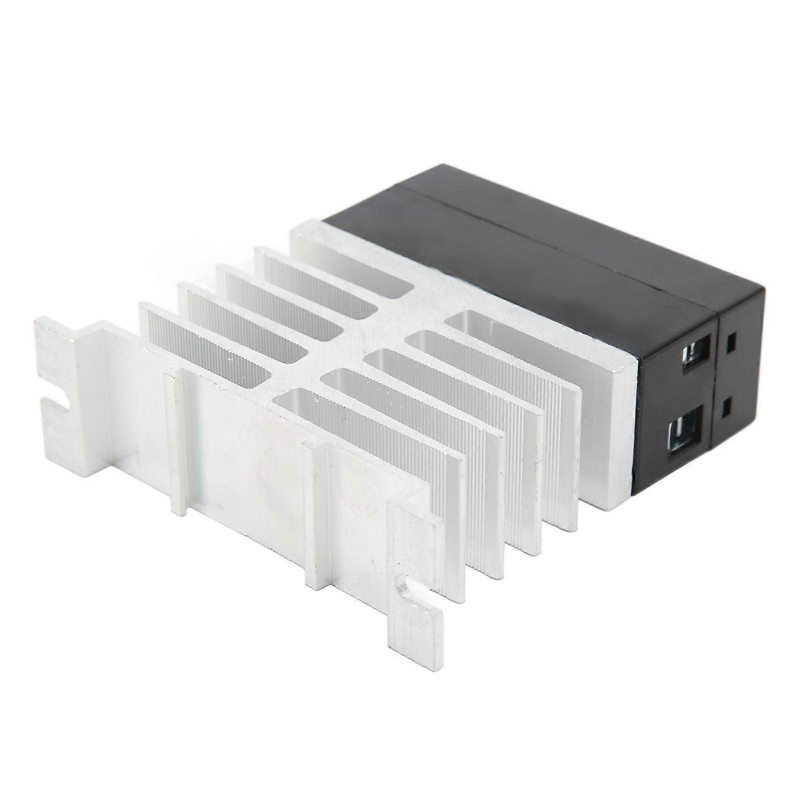 DC Control DC Relay with Heat Sink Solid State Power Relay Module 3?32V Input 5?220V Output
