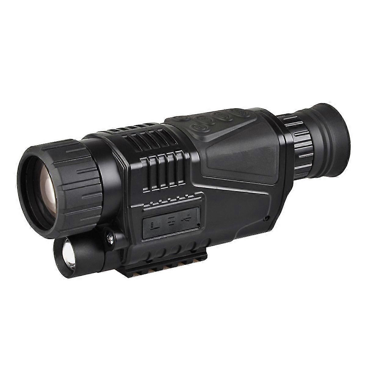 5X40 Night Vision Monocular Scope, Night Vision Infrared IR Camera with 1.5 TFT LCD Take Photos and Video Playback Function,black